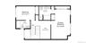 The second floor diagram shows the great space of the primary bedroom and the versatility of the loft.
