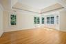 Tray ceiling, primary bedroom over looks over the rear yard. Two walk in closets. Large master bath.