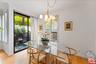 Dining space and patio