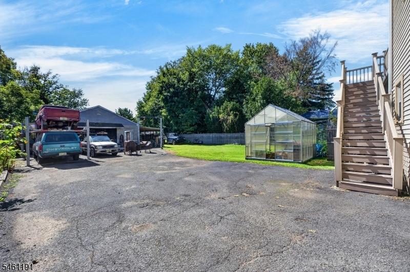 Driveway in Backyard