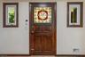 Stained glass door
