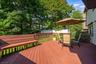 Spacious trex deck