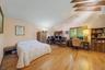 Bedroom with High Ceilings