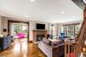 Living room into den