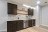 Lower level wet bar with Dish