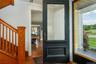 Front door and covered porch