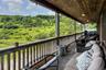 Covered porch at the Guest Lodge