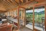 Access to covered porch at the Guest Lodge