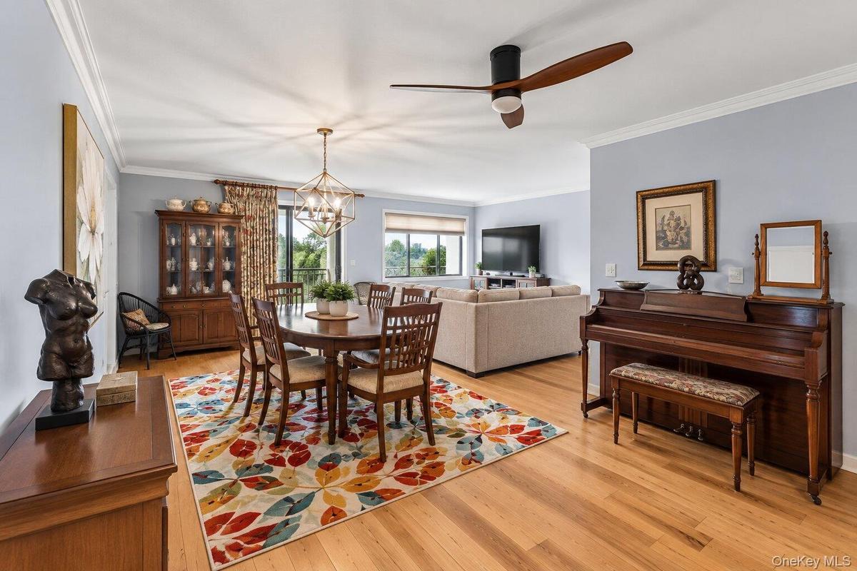 Wood-finish flooring throughout