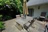 Patio is just off the dining room.