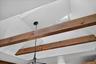 Skylights & Wood Beams in Kitchen