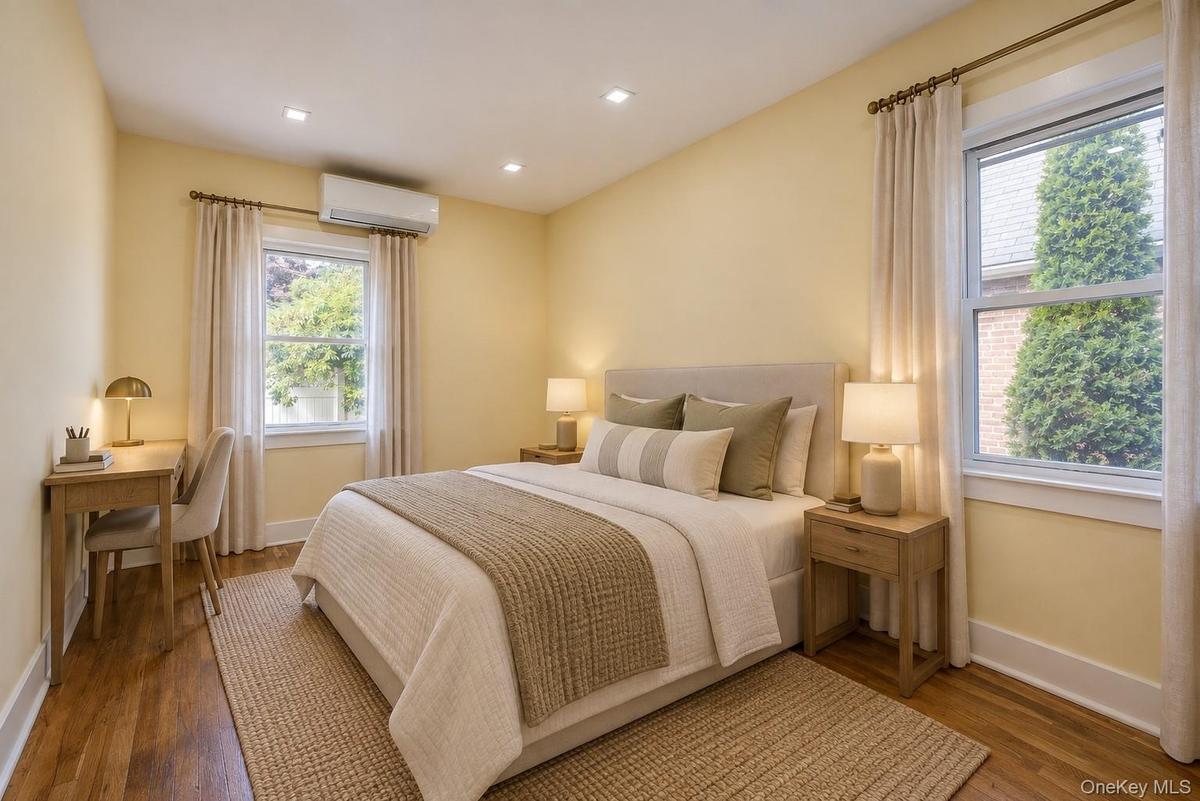 Virtually staged bedroom 1