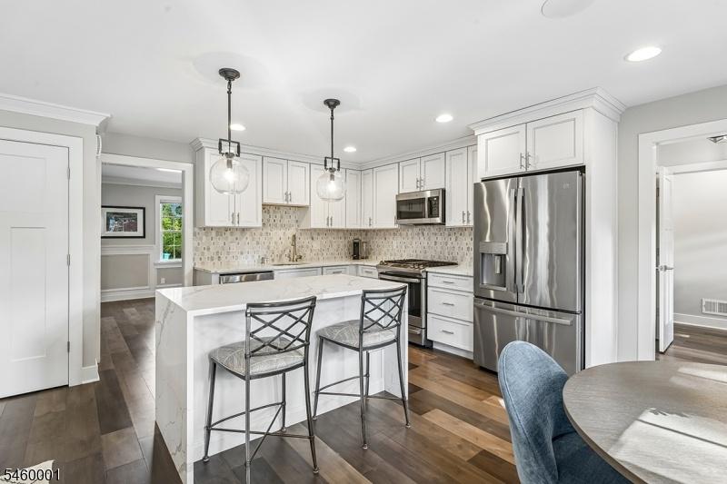 Center Island and Cabinetry