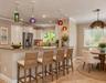 Dining/bar virtually staged