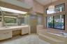Large primary en-suite bath.