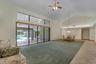 Spacious room with volume ceiling.