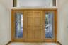 Wide entry door.