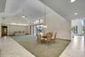 Leading to family room and kitchen.