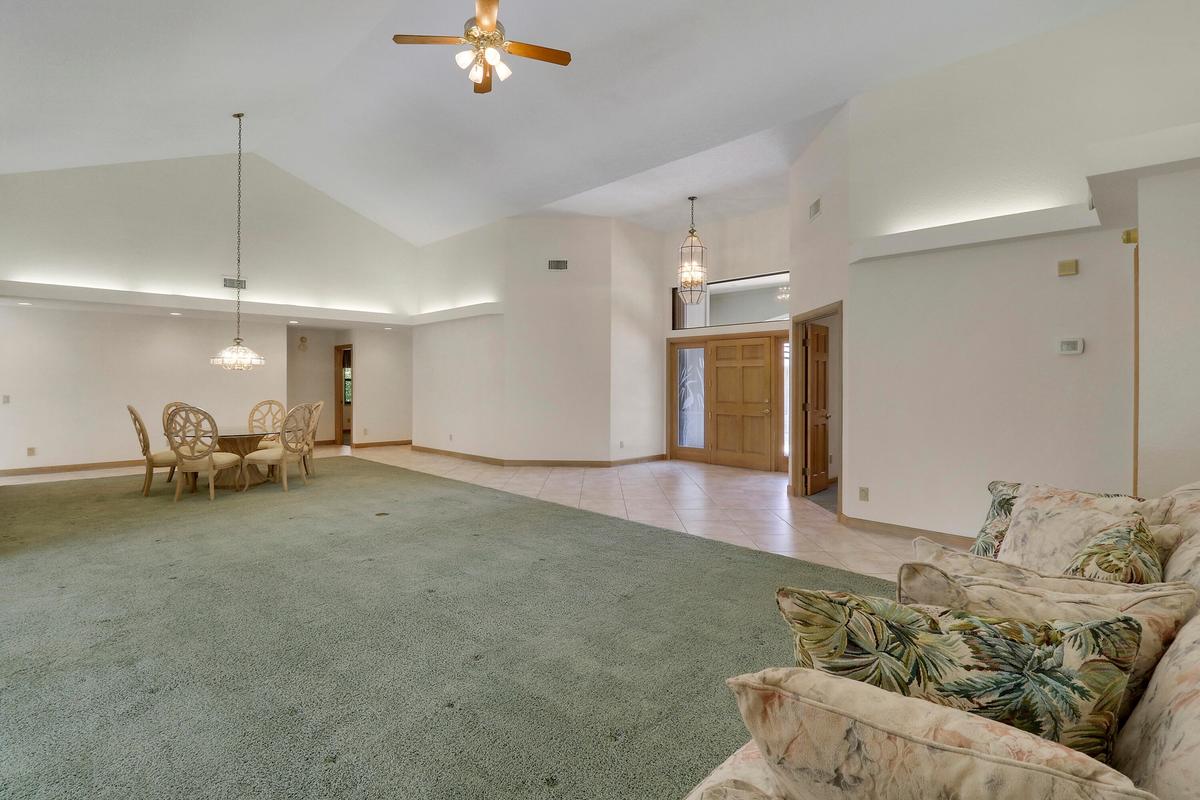 View looking to entry door.