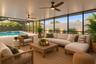 Virtually Staged screened patio