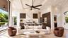 Living room, with virtual staging