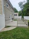side view of backyard