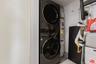 laundry behind green door in k