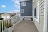 Large, private front porch