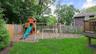 Play space in the backyard