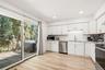 Renovated Eat-in Kitchen with Glass Doors to Patio