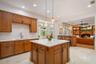 Island, with lead in to the family room