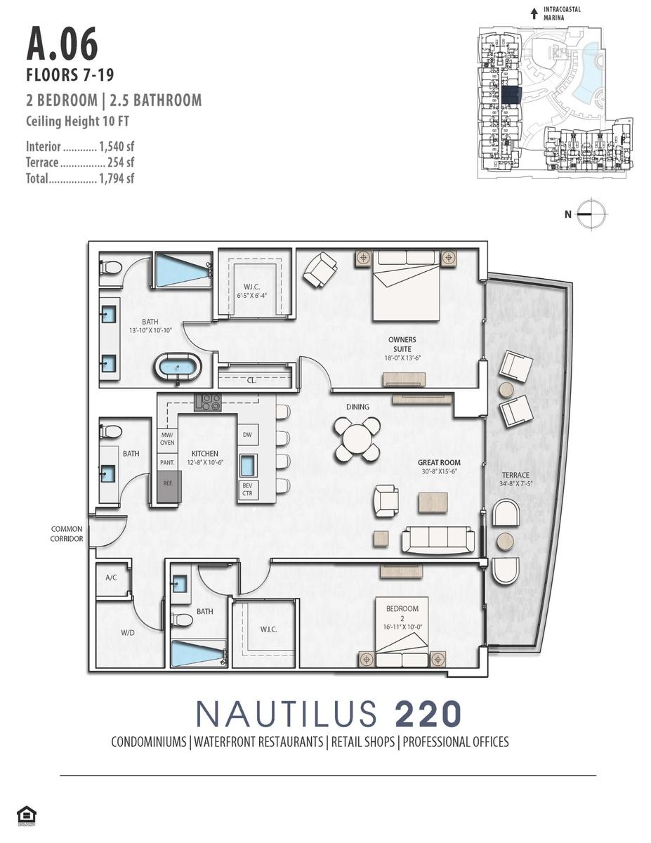 A.06 Floor Plan - Nautilus 220