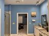 Primary En suite with double vanity and shower