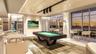 5th Floor Bowling Lounge Rendering; Pool Table; Billiards