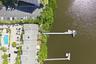 Waterfront property featuring multiple boat docks