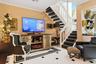 White and black checkerboard flooring