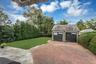 Detached two-car garage with brick construction