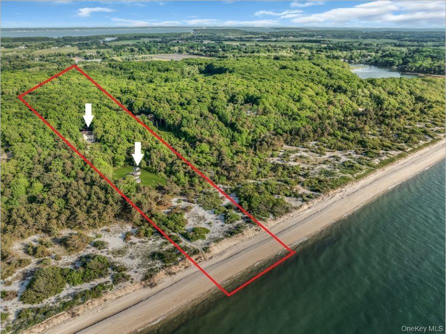 Aerial view - 3645 and 3651 Soundview Ave