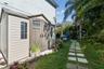 Shed and extra space in side yard