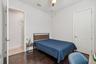 A first floor bedroom offering a comfortable space for guests.