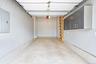 Garage with storage cabinets