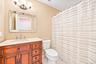 Full bath with shower and tub