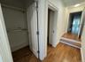 Two walk in closets in Primary bedroom