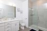 Double Vanity and Glass Doors