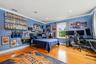 Bedroom. Anderson windows. Recessed lighting. White Oak flooring. 9 foot ceilings, spacious closet.