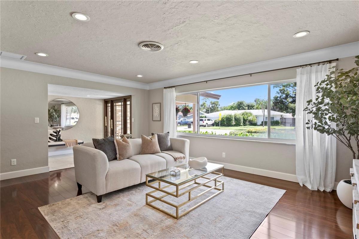 and the spacious open floor plan.