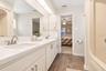 Virtually Staged - Jack and Jill Bathroom between Bedroom 2 and 3