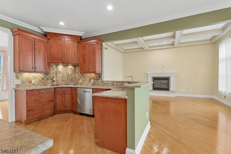 Kitchen to family room