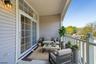 Virtually staged balcony