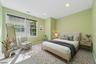 Virtually staged bedroom